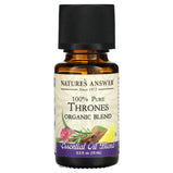 Nature's Answer - 100% Pure Thrones Organic Blend, 0.5 OZ