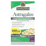 Nature's Answer - Astragalus, 60 Vegetarian Capsules