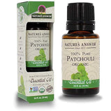 Nature's Answer - 100% Pure, Patchouli Organic Essential Oil, 0.5 OZ