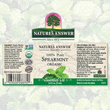 Nature's Answer - 100% Pure, Spearmint Organic Essential Oil, , 0.5 fl oz
