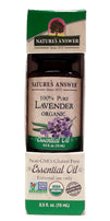 Nature's Answer - Organic Essential Oil, Lavender, 0.5 OZ