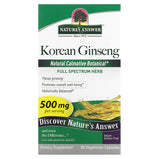 Nature’s Answer - Korean Ginseng Root, 50 Capsules