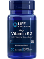 Life Extension - Mega Vitamin K2, 30 Capsules