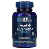 Life Extension, Acetyl-L-Carnitine, (500 mg), 100 Veg Capsules| Maple Herbs