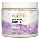 AURA CACIA®, Foam Bath, Relaxing Lavender (14 oz) | Maple Herbs