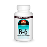 Source Naturals, B-6 100mg (100,250) Tablet| Maple Herbs