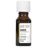 AURA CACIA®, Ginger Essential Oil (0.5 oz) | Maple Herbs