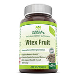 Herbal Secrets Vitex Fruit Chaste Tree Berry Dietary Supplement 400 Milligrams