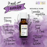 AURA CACIA®, Lavender Essential Oil (0.5 oz) | Maple Herbs