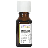 AURA CACIA®, Lemongrass Essential Oil (0.5 oz) | Maple Herbs
