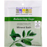 AURA CACIA®, Mineral Bath, Balancing Sage (2.5 oz) | Maple Herbs