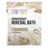 AURA CACIA®, Mineral Bath, Cedarwood (2.5 0z) | Maple Herbs