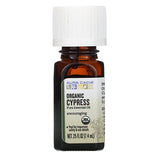 AURA CACIA®, Organic Cypress, Essential Oil (0.25 oz) | Maple Herbs