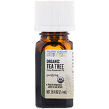 AURA CACIA®, Organic Tea Tree, Essential Oil (0.25 oz) | Maple Herbs