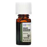 AURA CACIA®, Essential Oil, Organic Geranium (0.25 oz) | Maple Herbs