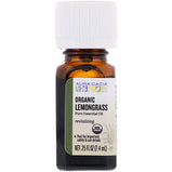 AURA CACIA®, Organic Lemongrass, Essential Oil (0.25 oz) | Maple Herbs
