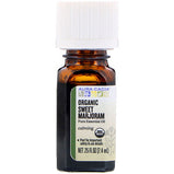 AURA CACIA®, Organic Sweet Marjoram, Essential Oil (0.25 oz) | Maple Herbs