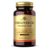 Solgar, COD LIVER OIL SOFTGELS - VITAMIN A & D SUPPLEMENT (100,250) | Maple Herbs