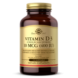 Solgar, VITAMIN D3 (CHOLECALCIFEROL) 10 MCG (400 IU) SOFTGELS (100,250) | Maple Herbs