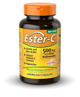 American Health, Ester-C® 500 mg with Citrus Bioflavonoids Vegetarian Caps (60,120,240)| Maple Herbs