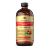 Solgar, LIQUID CALCIUM MAGNESIUM CITRATE WITH VITAMIN D3 – NATURAL STRAWBERRY FLAVOR (16 FL OZ) | Maple Herbs
