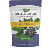 Nature's Way®, Organic Sambucus Zinc Lozenges Peppermint Flavour (24 Lozenges) | Maple Herbs