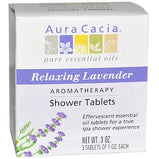 AURA CACIA®, Shower Tablets, Relaxing Lavender (3 oz) | Maple Herbs
